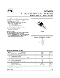 STP4N20 Datasheet