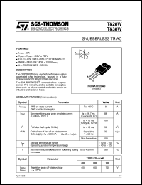 T820W Datasheet