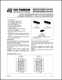 M74HC240HV Datasheet