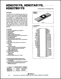 HD637A01Y0C Datasheet