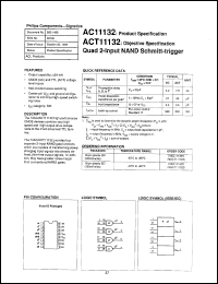 74AC11132D Datasheet