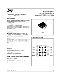 ESDA25B1 Datasheet