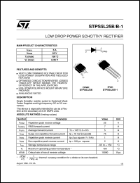 STPS5L25B-1 Datasheet