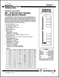 MCM32L200SG10 Datasheet