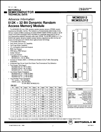 MCM32L512SG80 Datasheet