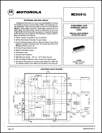 MC3419-1L Datasheet