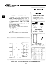 MC14495P1 Datasheet
