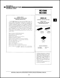 MC145001P Datasheet