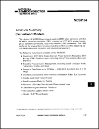 MC68194 Datasheet