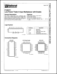 100371FMQB Datasheet