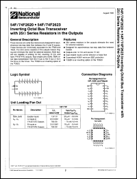 74F2620SCX Datasheet