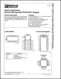 74FCT374ALCX Datasheet