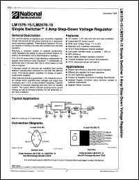 LM2576T-15 Datasheet