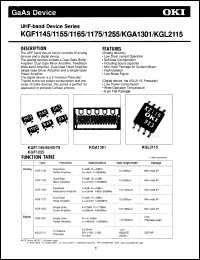 KGA1301 Datasheet