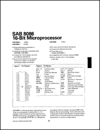 SAB8086-P Datasheet