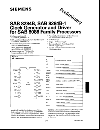 SAB8284B-1-P Datasheet