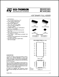 M74HC283 Datasheet