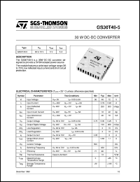 GS30T48-5 Datasheet