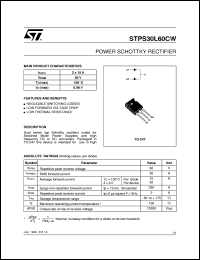 STPS30L60CW Datasheet