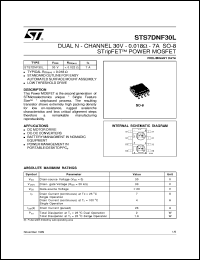 STS7DNF30L Datasheet