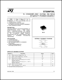 STS8NF30L Datasheet