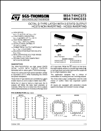 M74HC533 Datasheet
