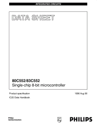 PCA83C552-5H Datasheet