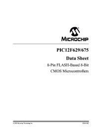 PIC12F629-I-MF Datasheet
