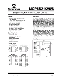 MCP6S28-I-MS Datasheet
