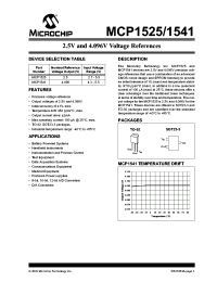 MCP1541T-I-TT Datasheet