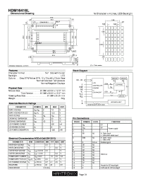 HDM16416L Datasheet