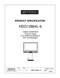 HDG12864L-6 Datasheet