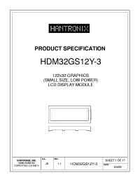 HDM32GS12Y-3 Datasheet