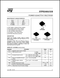 STPS340B Datasheet