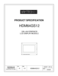 HDM64GS12 Datasheet