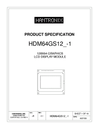 HDM64GS12-1 Datasheet