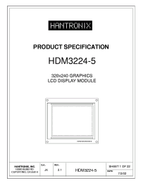 HDM3224-5 Datasheet