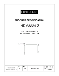HDM3224-Z Datasheet