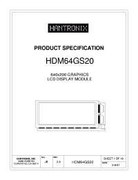 HDM64GS20 Datasheet