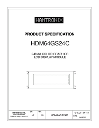 HDM64GS24C Datasheet