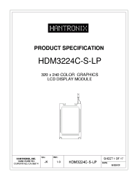 HDM3224C-S-LP Datasheet