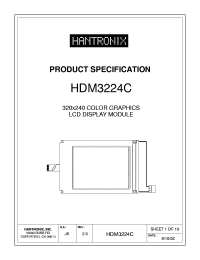 HDM3224-C Datasheet