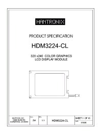 HDM3224-CL Datasheet