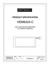 HDM6424-C Datasheet