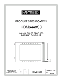 HDM6448SC Datasheet