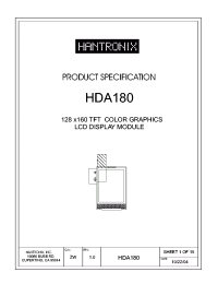 HDA180 Datasheet