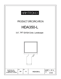 HDA350-L Datasheet
