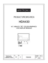 HDA430 Datasheet