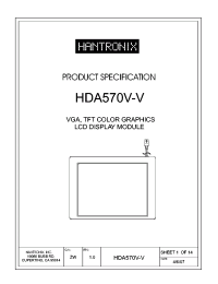 HDA570V-V Datasheet