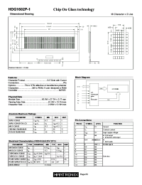 HDG1602P-1 Datasheet